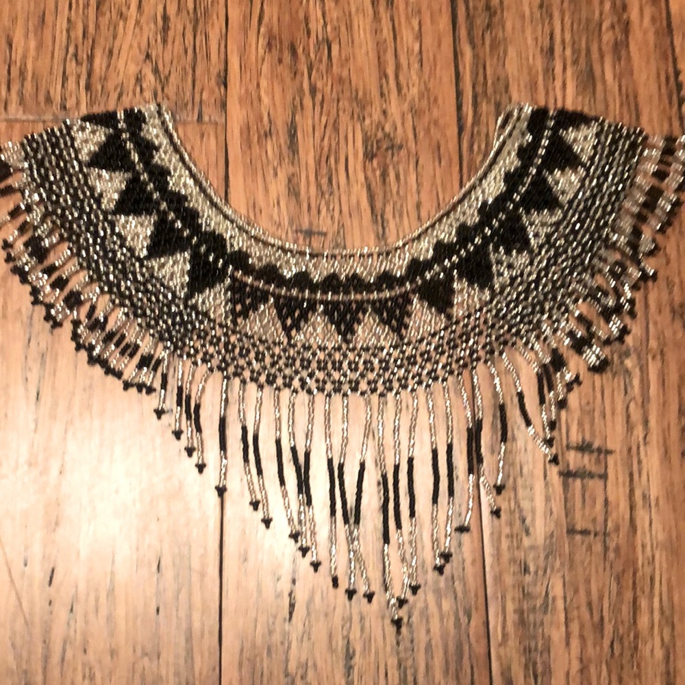 Hand-beaded necklace from Panama
